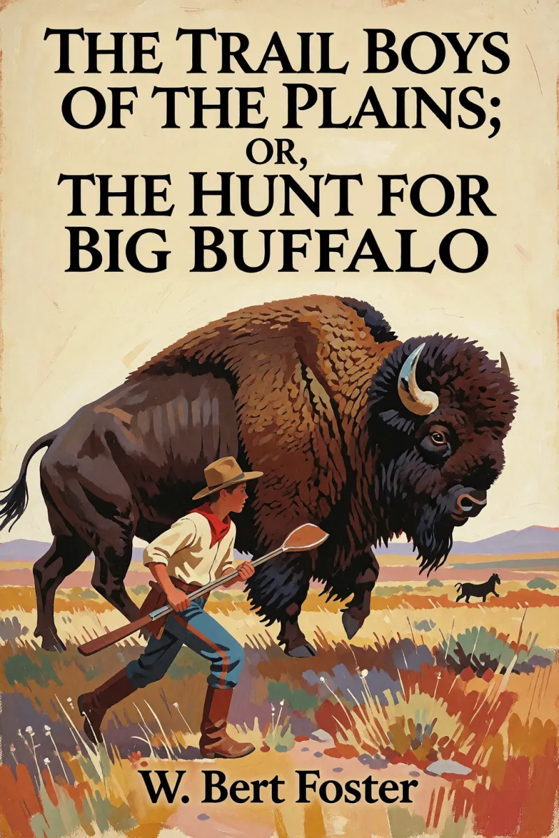 Cover of The Trail Boys of the Plains; Or, The Hunt for the Big Buffalo by W. Bert Foster
