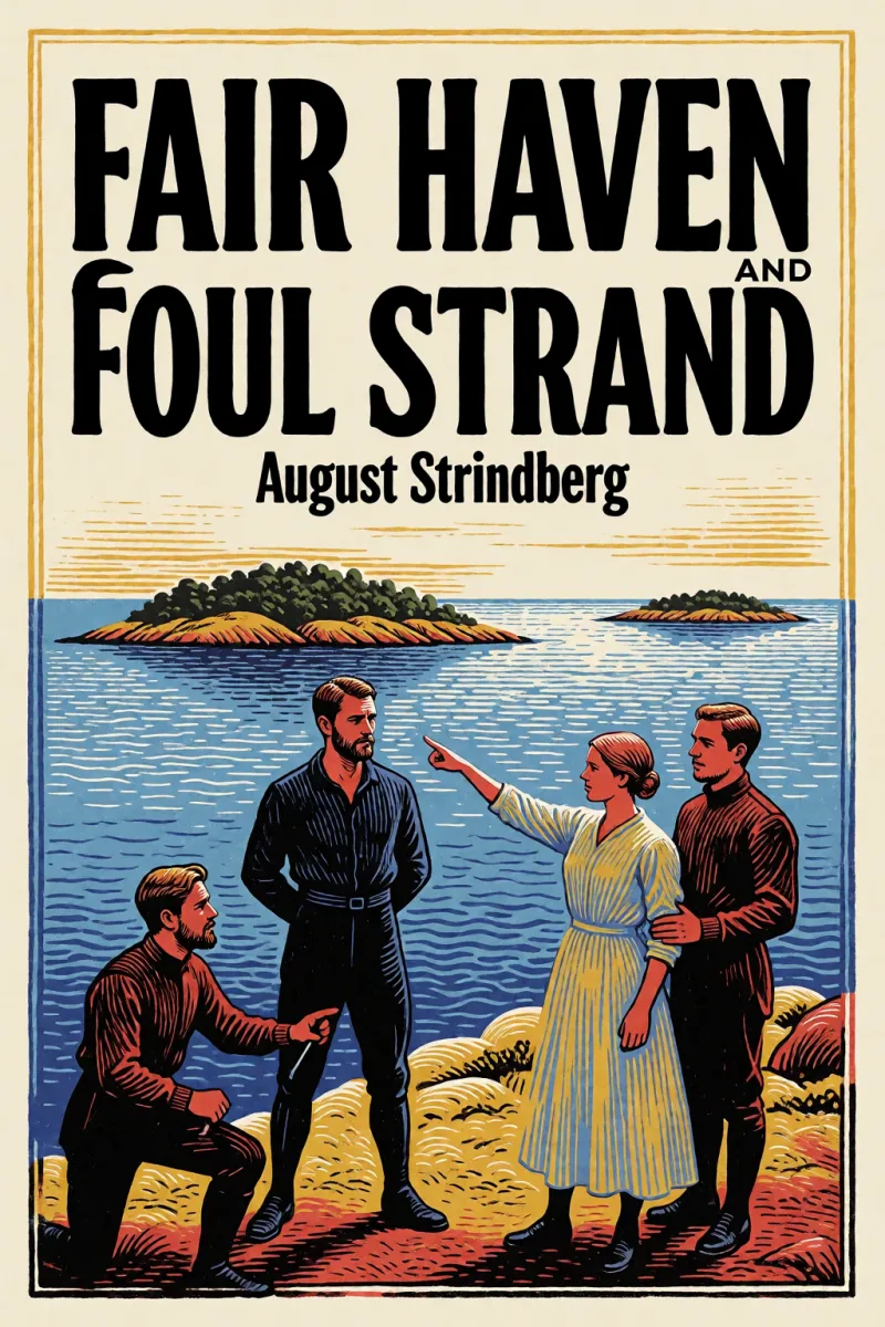 Cover of Fair Haven and Foul Strand by August Strindberg