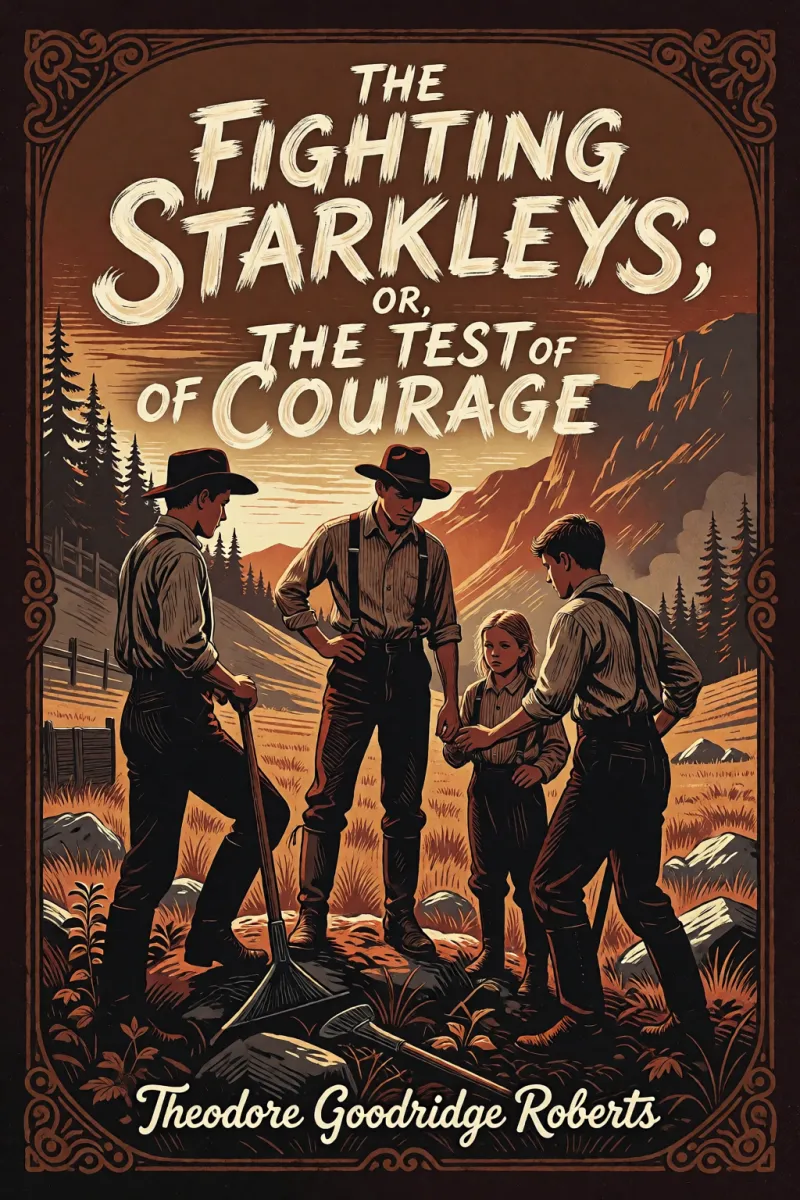 Cover of The Fighting Starkleys; or, The Test of Courage by Theodore Goodridge Roberts