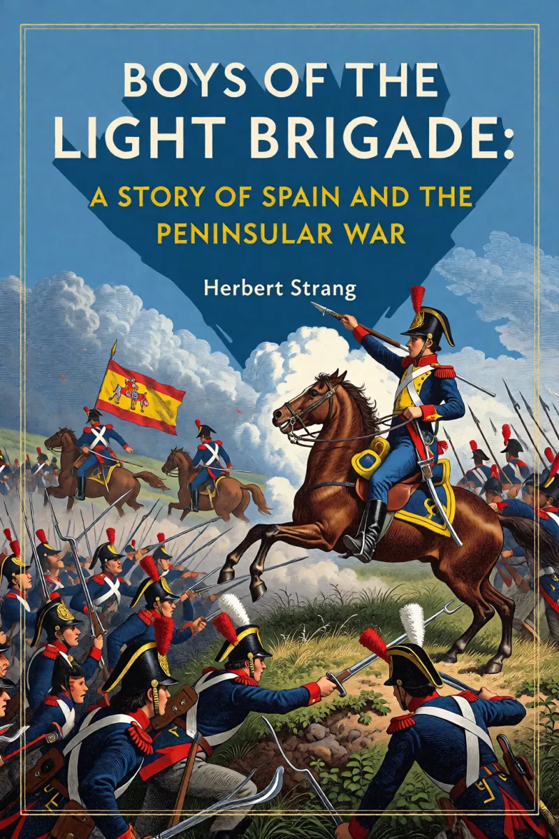 Cover of Boys of the Light Brigade: A Story of Spain and the Peninsular War by Herbert Strang
