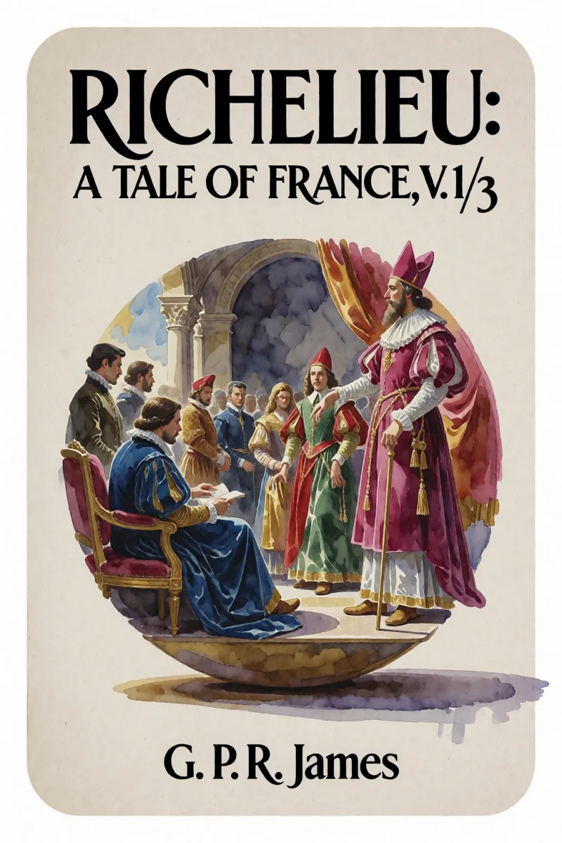 Cover of Richelieu: A Tale of France, v. 1/3 by G. P. R. James