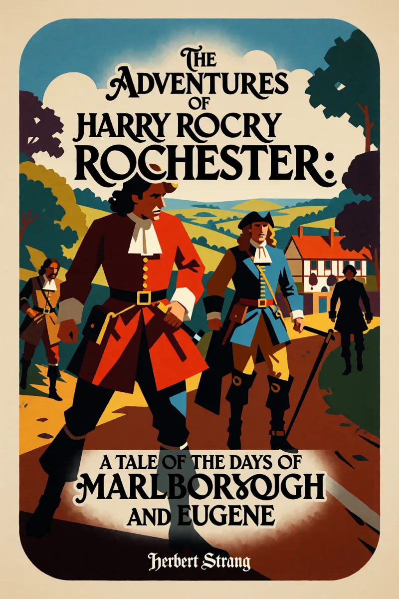 Cover of The Adventures of Harry Rochester: A Tale of the Days of Marlborough and Eugene by Herbert Strang