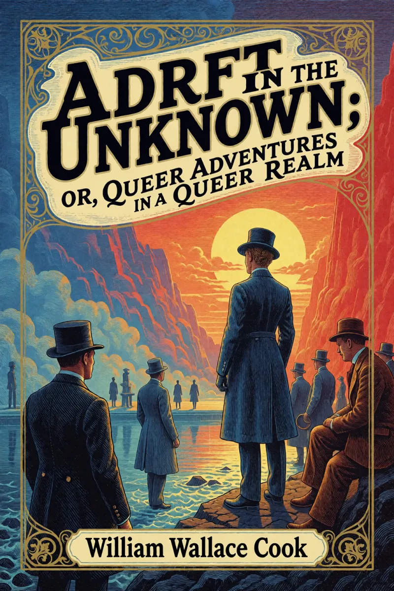 Cover of Adrift in the Unknown; or, Queer Adventures in a Queer Realm by William Wallace Cook