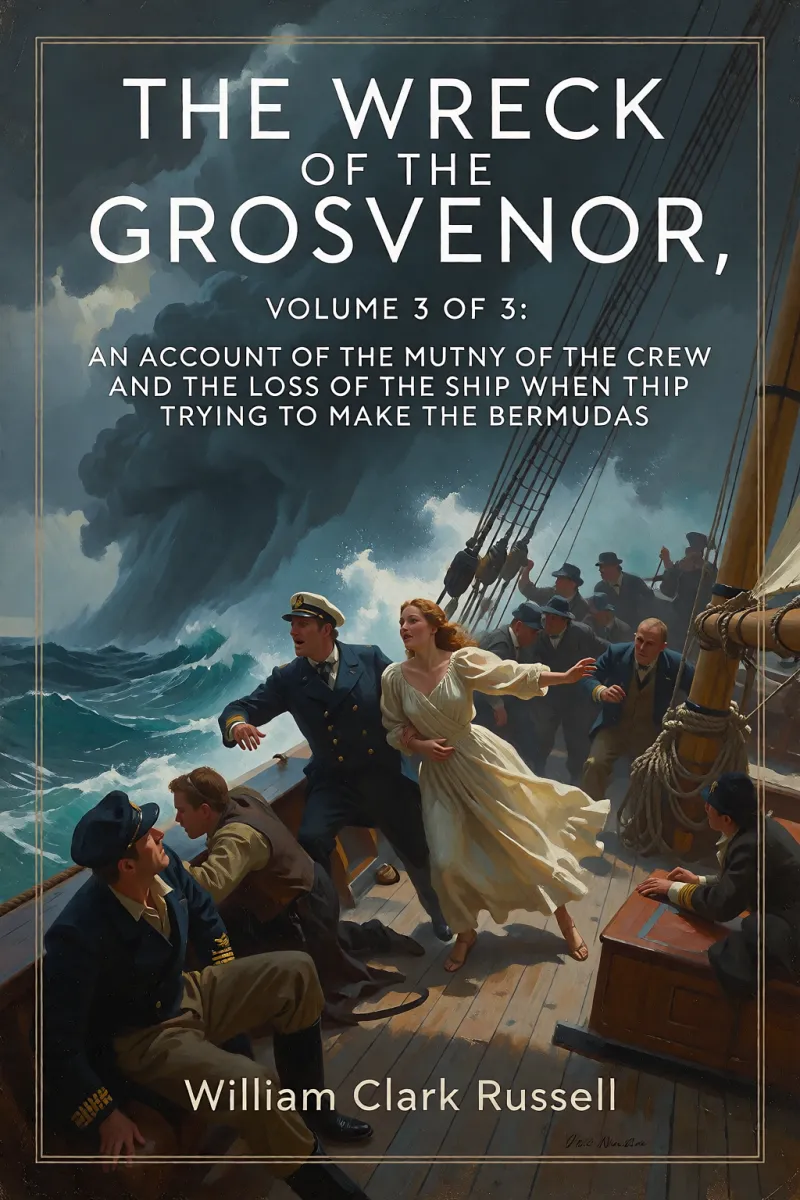 Cover of The Wreck of the Grosvenor, Volume 3 of 3: An account of the mutiny of the crew and the loss of the ship when trying to make the Bermudas by William Clark Russell