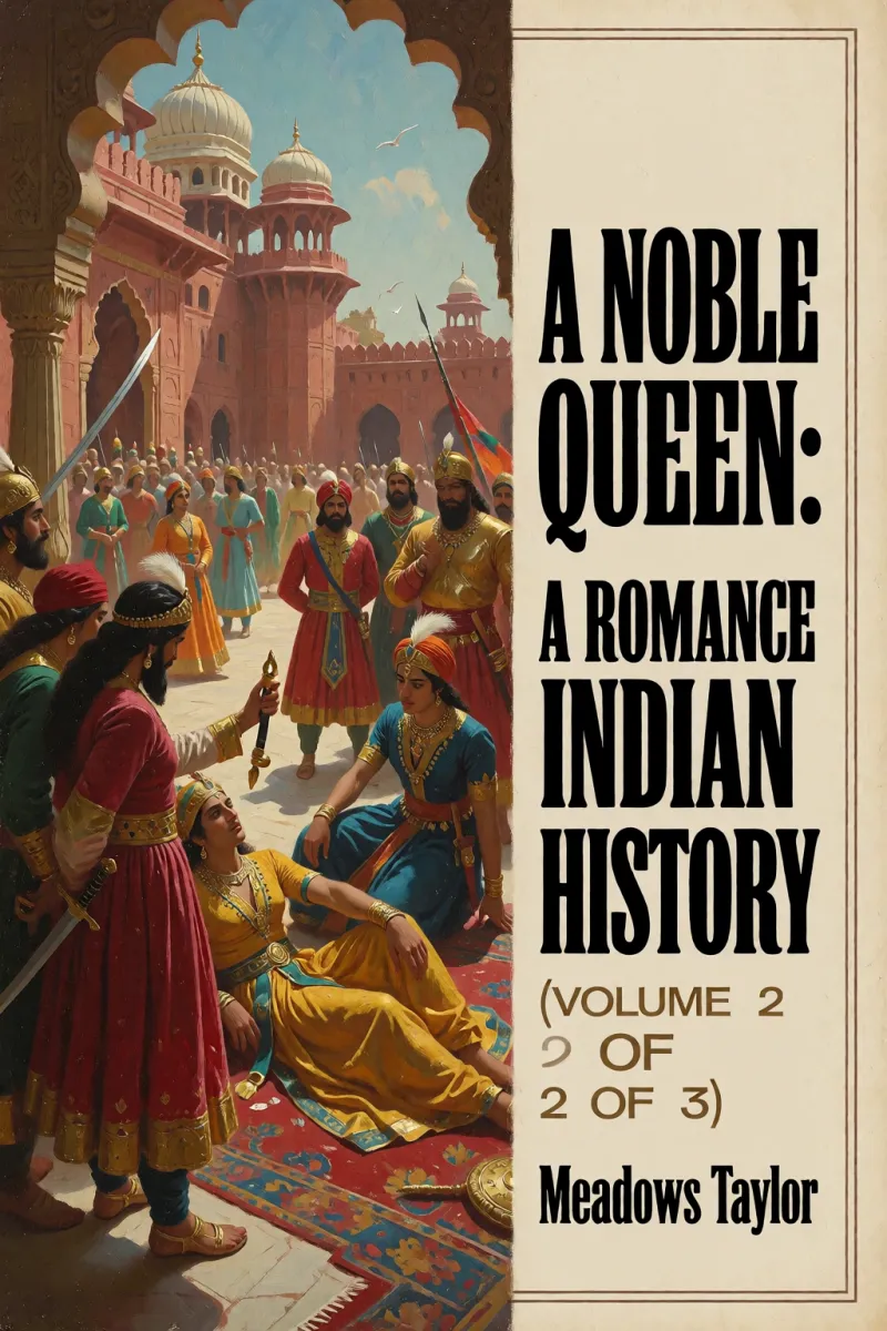Cover of A Noble Queen: A Romance of Indian History (Volume 2 of 3) by Meadows Taylor