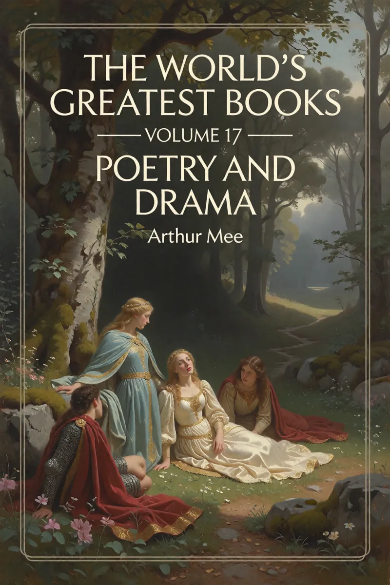 Cover of The World's Greatest Books — Volume 17 — Poetry and Drama by Arthur Mee