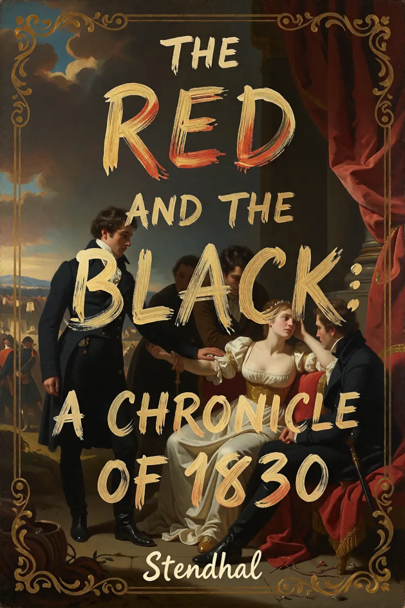 Cover of The Red and the Black: A Chronicle of 1830 by Stendhal