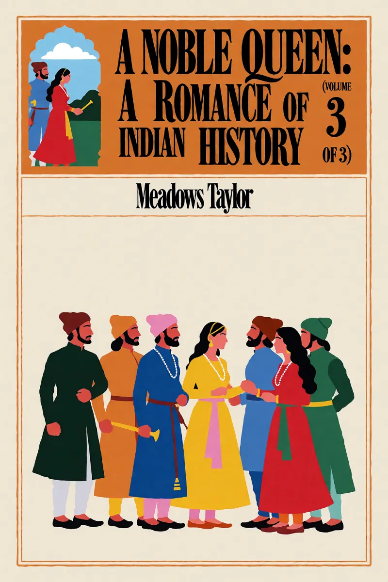 Cover of A Noble Queen: A Romance of Indian History (Volume 3 of 3) by Meadows Taylor