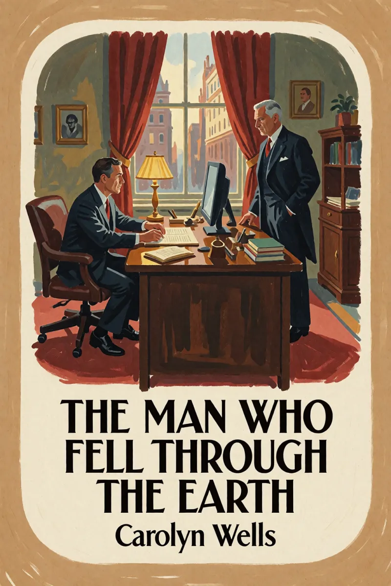 Cover of The Man Who Fell Through the Earth by Carolyn Wells