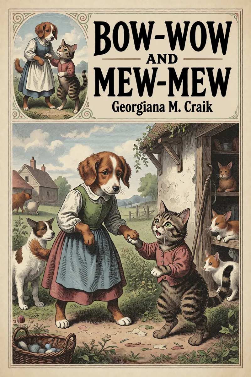 Cover of Bow-Wow and Mew-Mew by Georgiana M. Craik