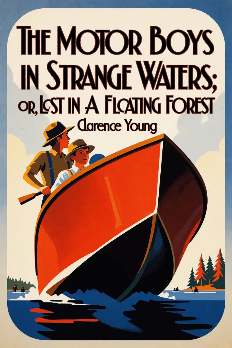 Cover of The Motor Boys in Strange Waters; or, Lost in a Floating Forest by Clarence Young