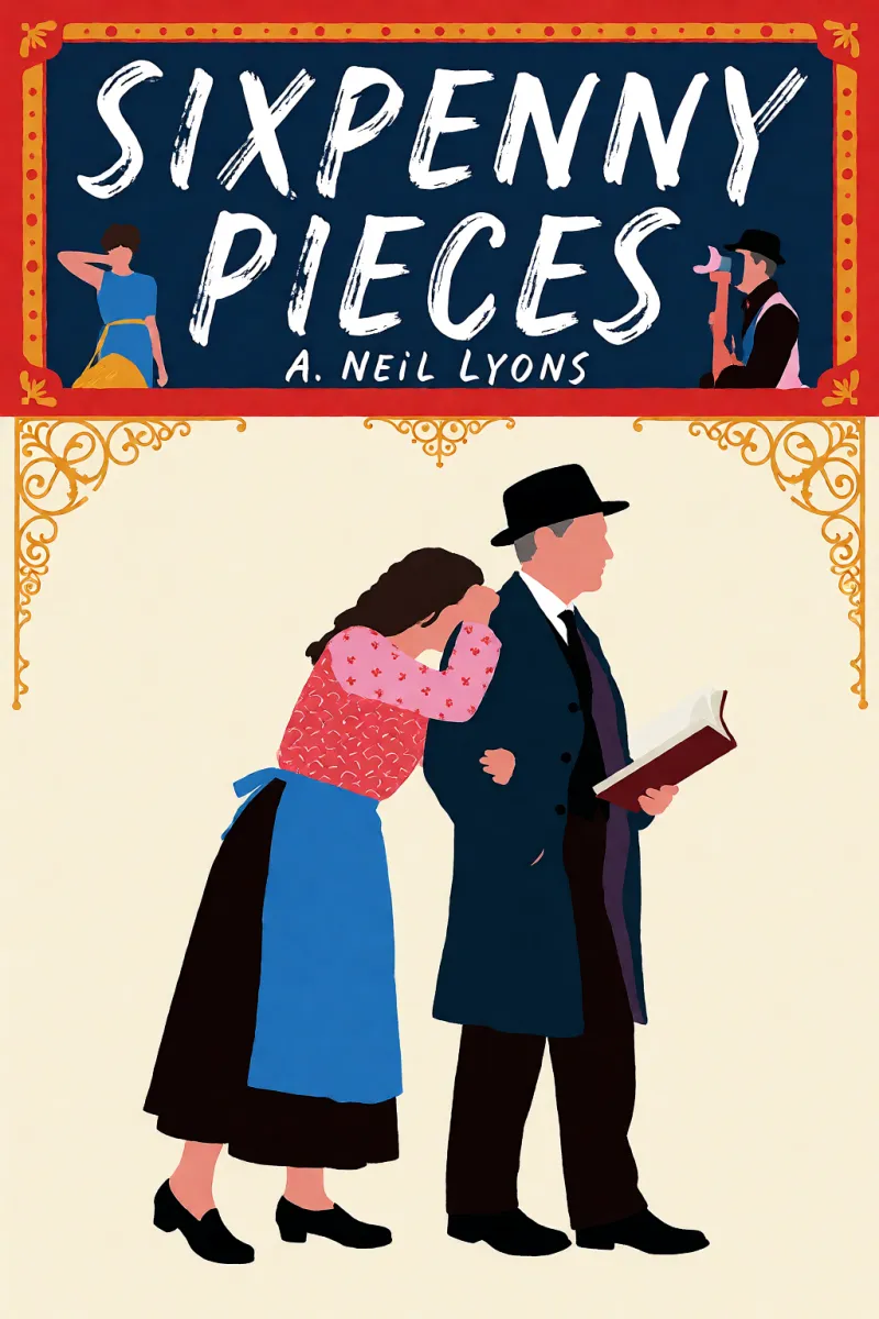 Cover of Sixpenny Pieces by A. Neil Lyons