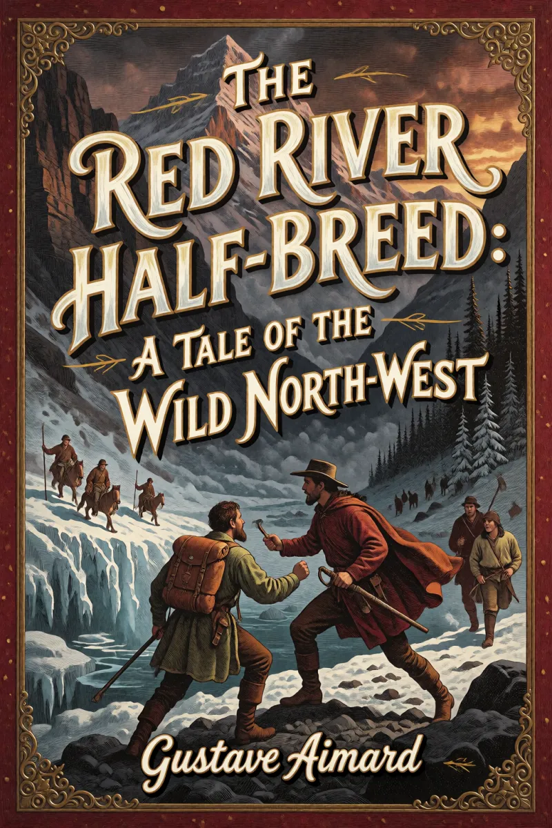 Cover of The Red River Half-Breed: A Tale of the Wild North-West by Gustave Aimard
