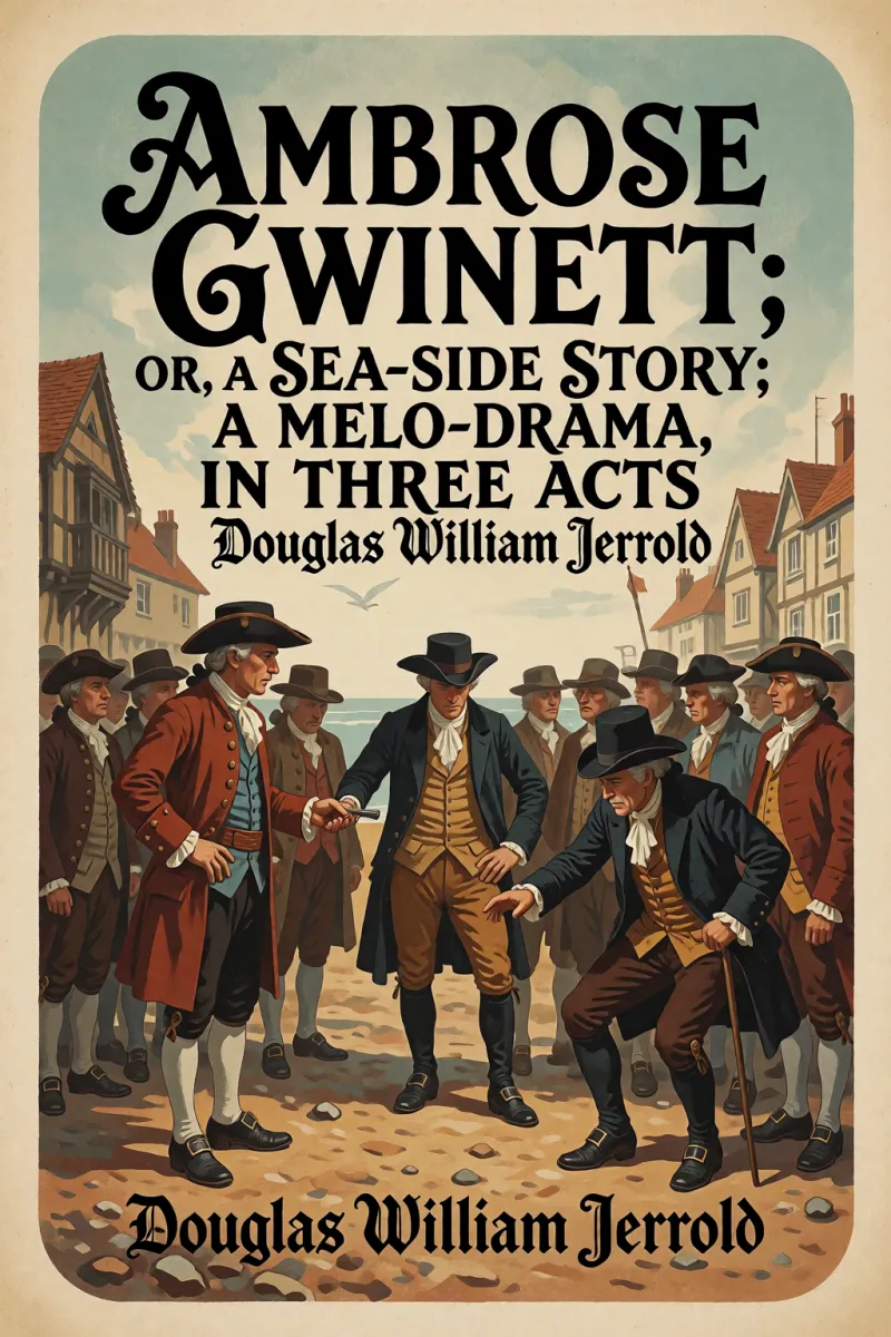 Cover of Ambrose Gwinett; or, a sea-side story: a melo-drama, in three acts by Douglas William Jerrold