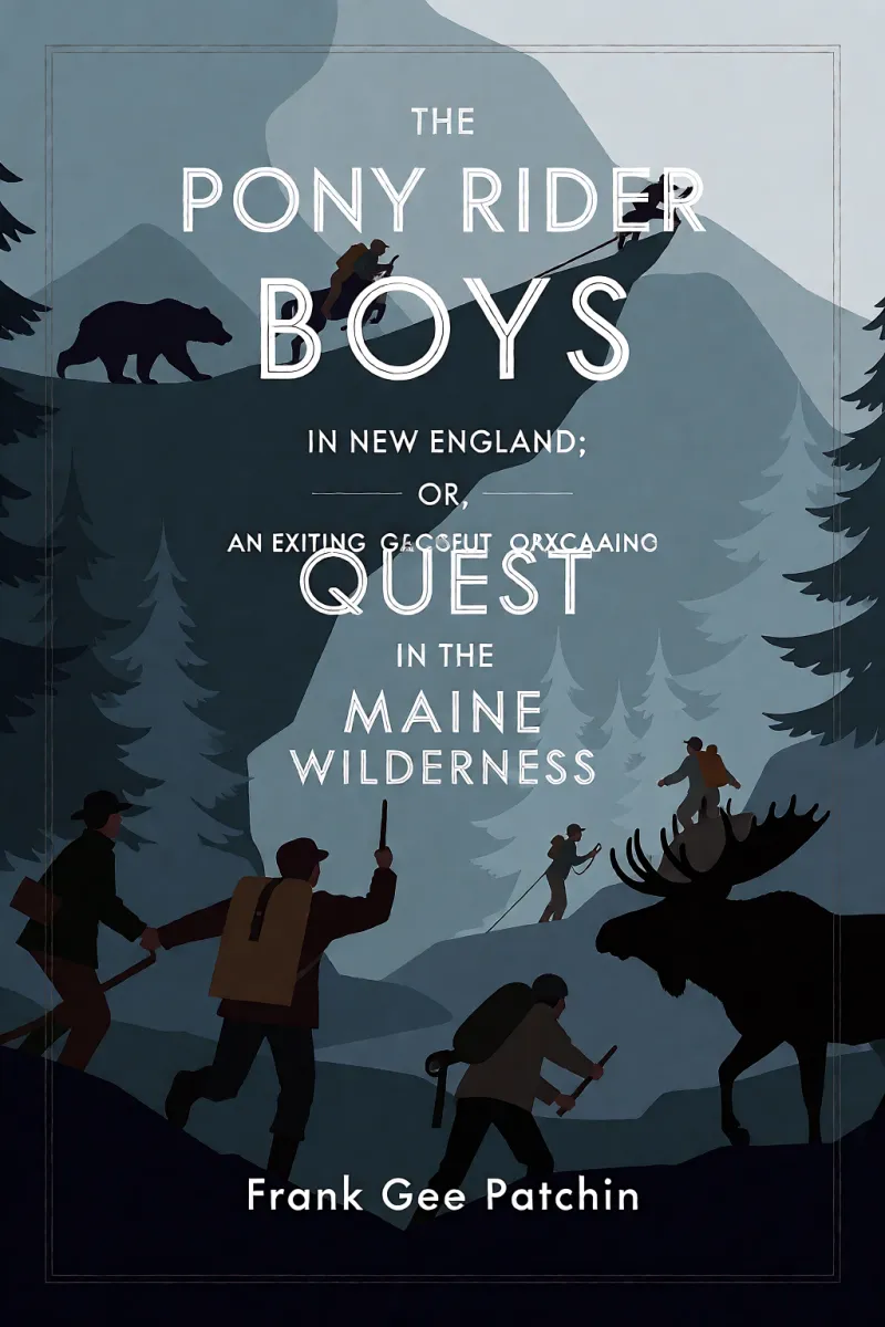 Cover of The Pony Rider Boys in New England; or, An Exciting Quest in the Maine Wilderness by Frank Gee Patchin