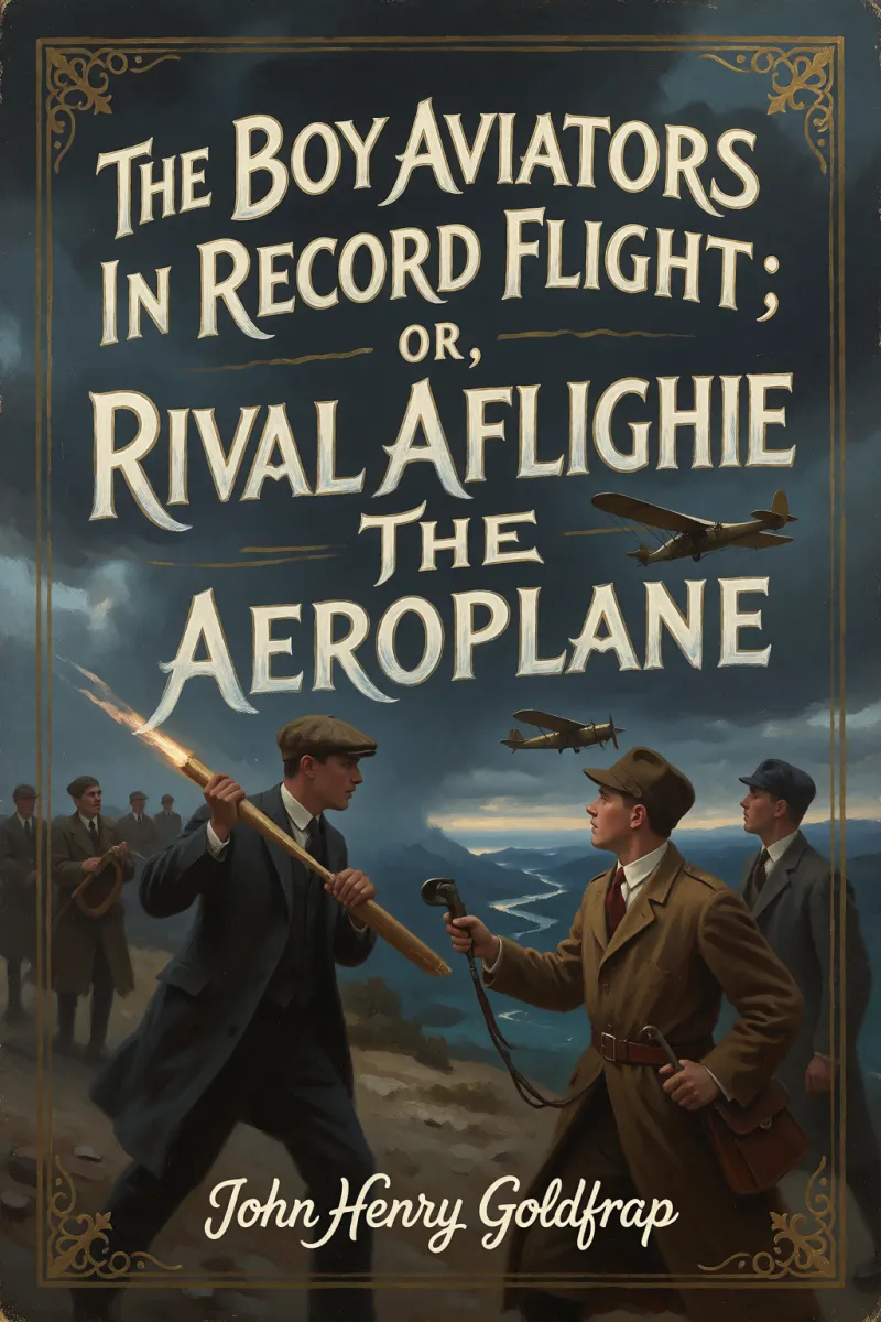 Cover of The Boy Aviators in Record Flight; Or, The Rival Aeroplane by John Henry Goldfrap