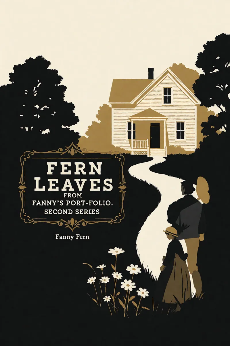 Cover of Fern Leaves from Fanny's Port-folio. Second Series by Fanny Fern