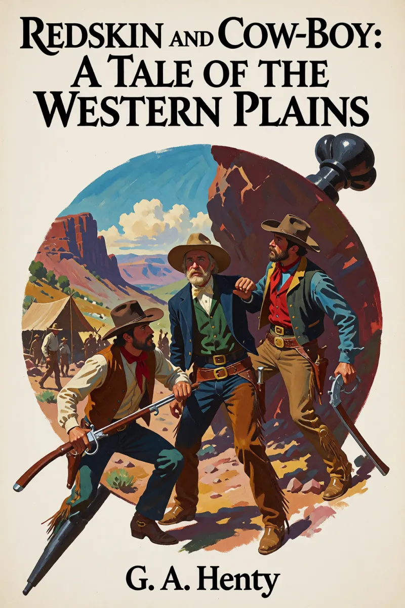Cover of Redskin and Cow-Boy: A Tale of the Western Plains by G. A. Henty