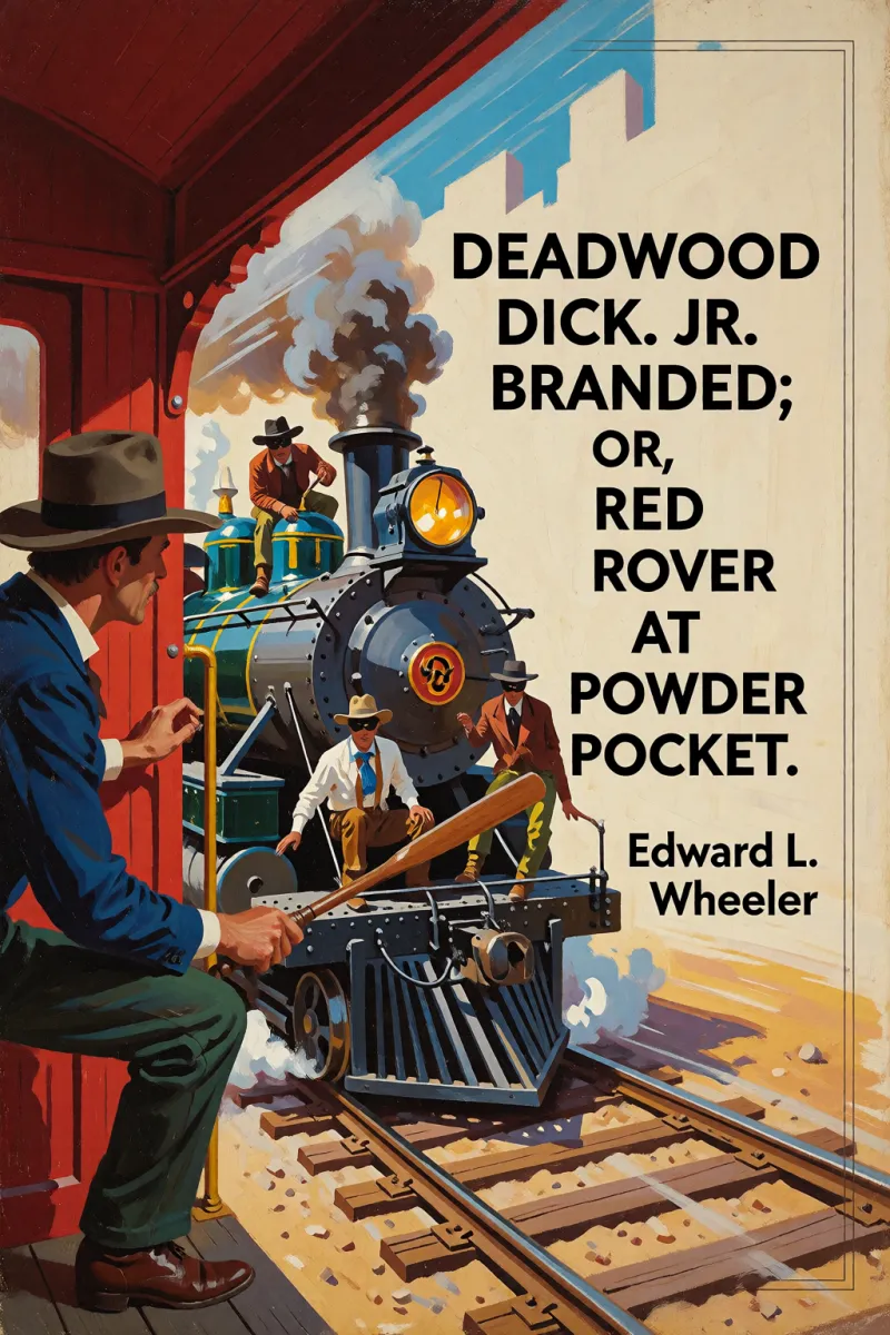 Cover of Deadwood Dick Jr. Branded; or, Red Rover at Powder Pocket. by Edward L. Wheeler