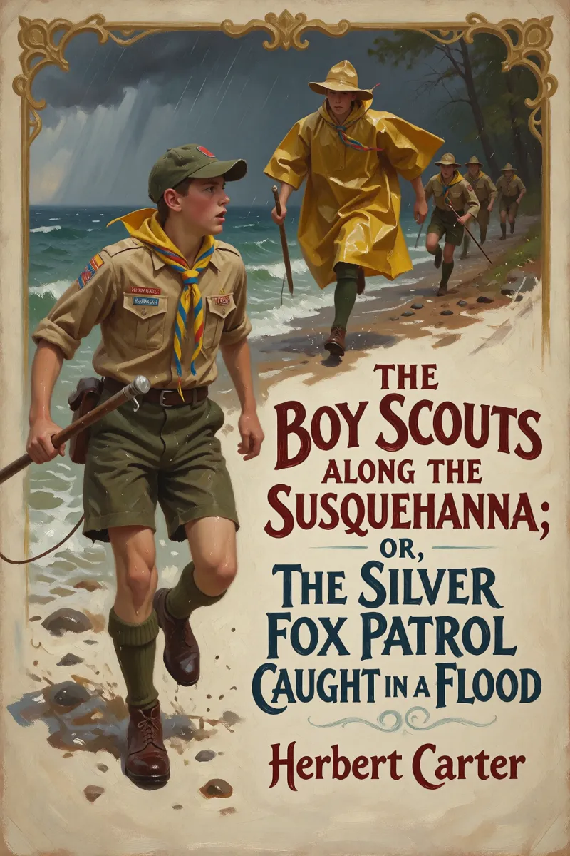 Cover of The Boy Scouts Along the Susquehanna; or, The Silver Fox Patrol Caught in a Flood by Herbert Carter