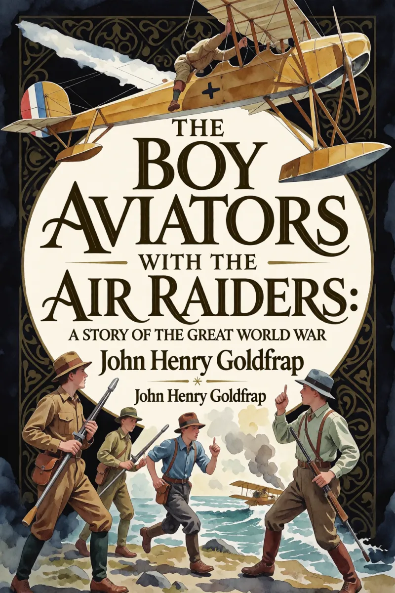 Cover of The Boy Aviators with the Air Raiders: A Story of the Great World War by John Henry Goldfrap