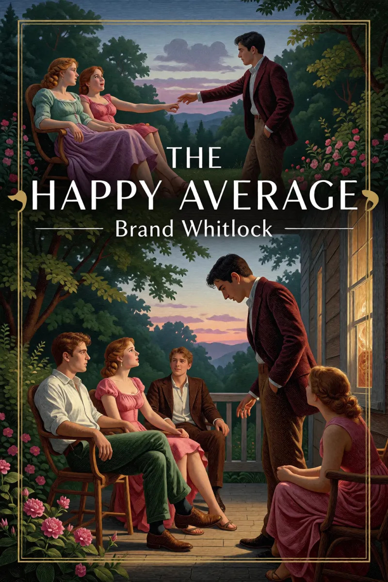 Cover of The Happy Average by Brand Whitlock