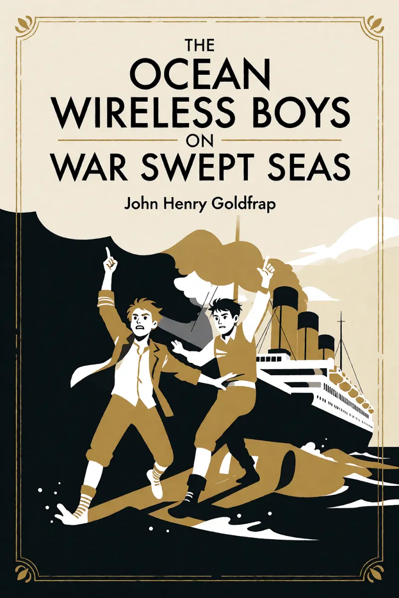 Cover of The Ocean Wireless Boys on War Swept Seas by John Henry Goldfrap