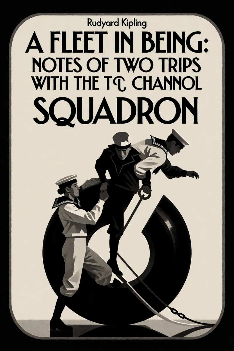 Cover of A Fleet in Being: Notes of Two Trips With The Channel Squadron by Rudyard Kipling