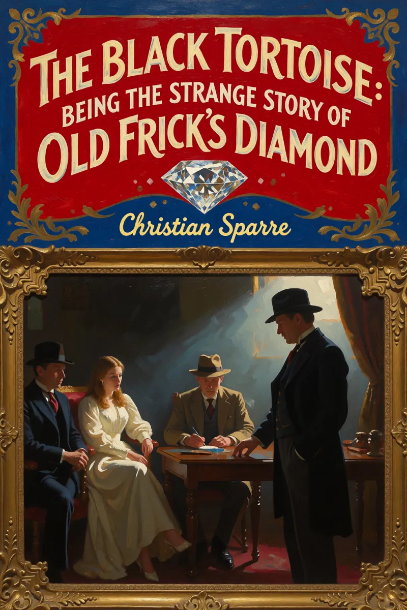 Cover of The Black Tortoise: Being the Strange Story of Old Frick's Diamond by Christian Sparre