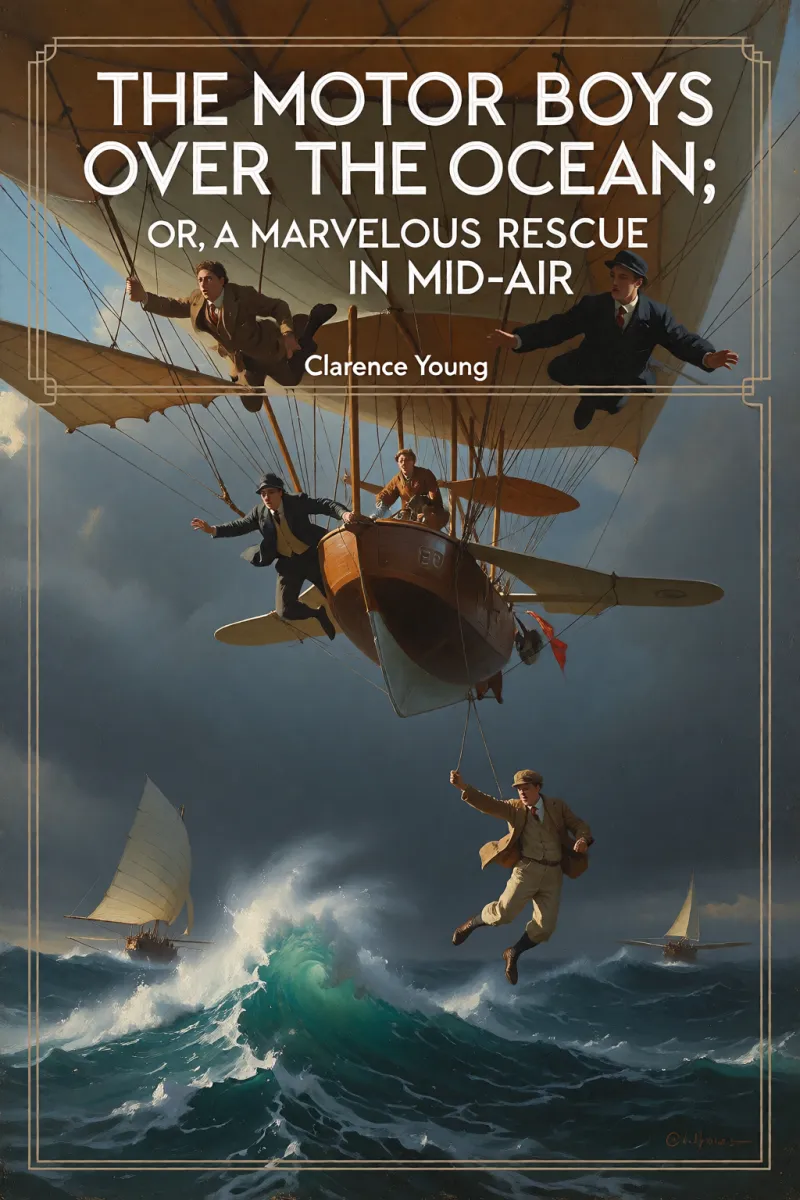Cover of The Motor Boys Over the Ocean; Or, A Marvelous Rescue in Mid-Air by Clarence Young