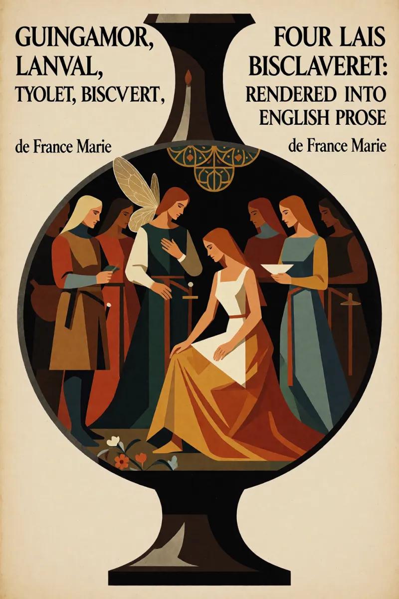 Cover of Guingamor, Lanval, Tyolet, Bisclaveret: Four lais rendered into English prose by de France Marie