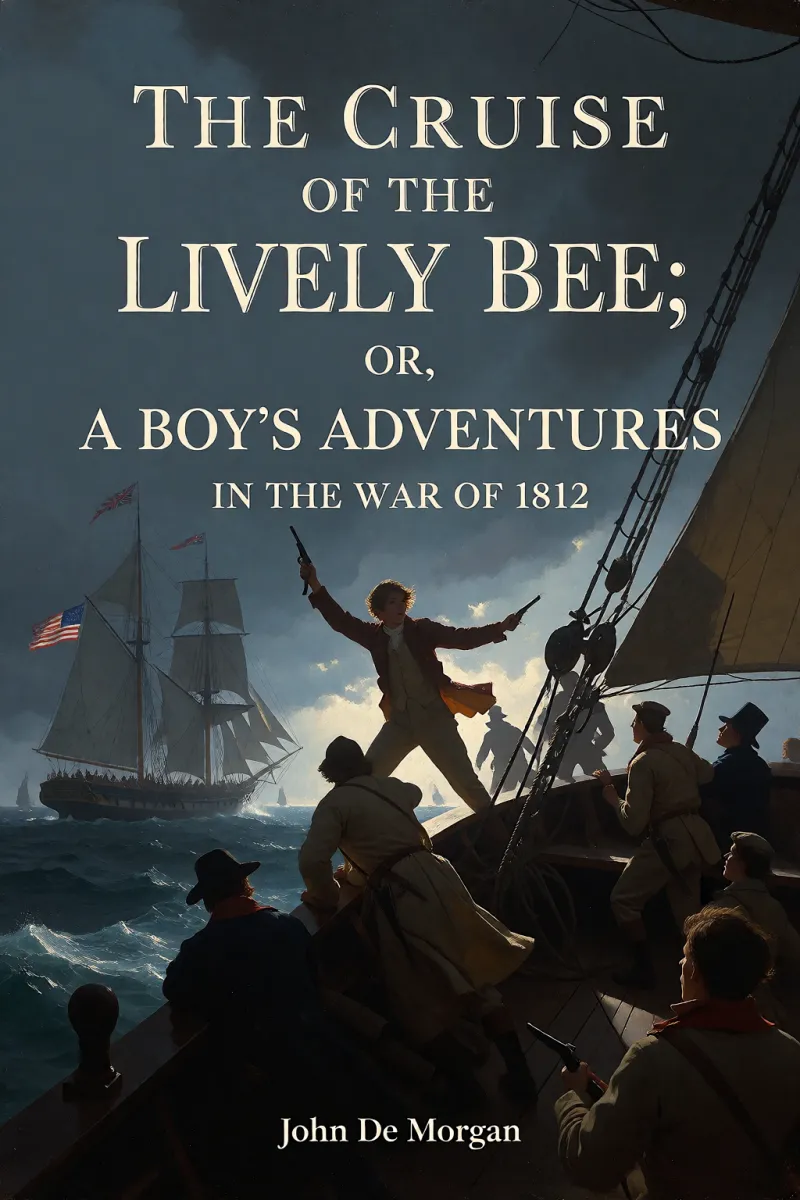 Cover of The Cruise of the "Lively Bee"; Or, A Boy's Adventures in the War of 1812 by John De Morgan
