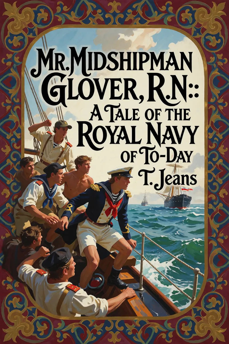 Cover of Mr. Midshipman Glover, R.N.: A Tale of the Royal Navy of To-day by T. Jeans