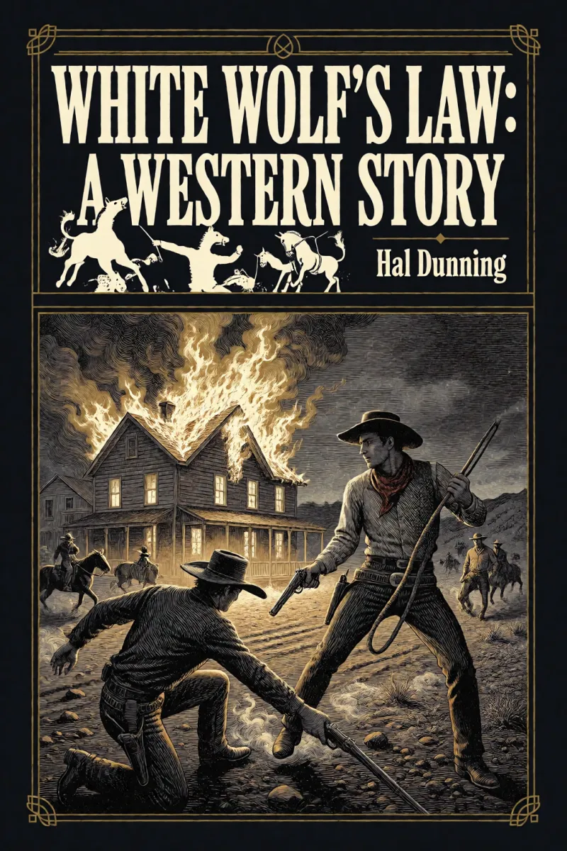 Cover of White Wolf's Law: A Western Story by Hal Dunning