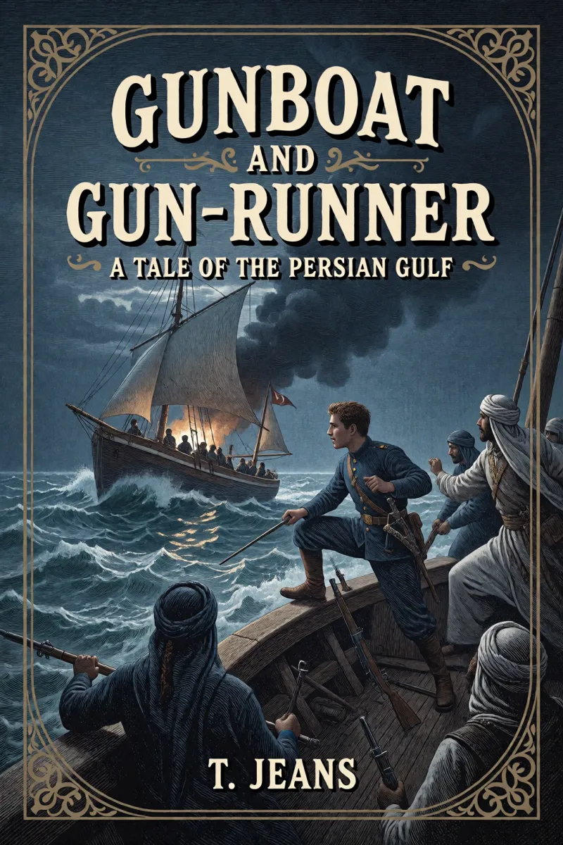 Cover of Gunboat and Gun-runner: A Tale of the Persian Gulf by T. Jeans