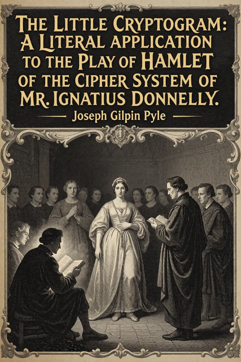 Cover of The Little Cryptogram: A Literal Application to the Play of Hamlet of the Cipher System of Mr. Ignatius Donnelly. by Joseph Gilpin Pyle