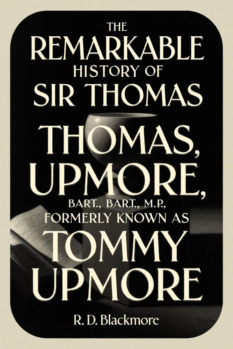Cover of The Remarkable History of Sir Thomas Upmore, bart., M.P., formerly known as "Tommy Upmore" by R. D. Blackmore