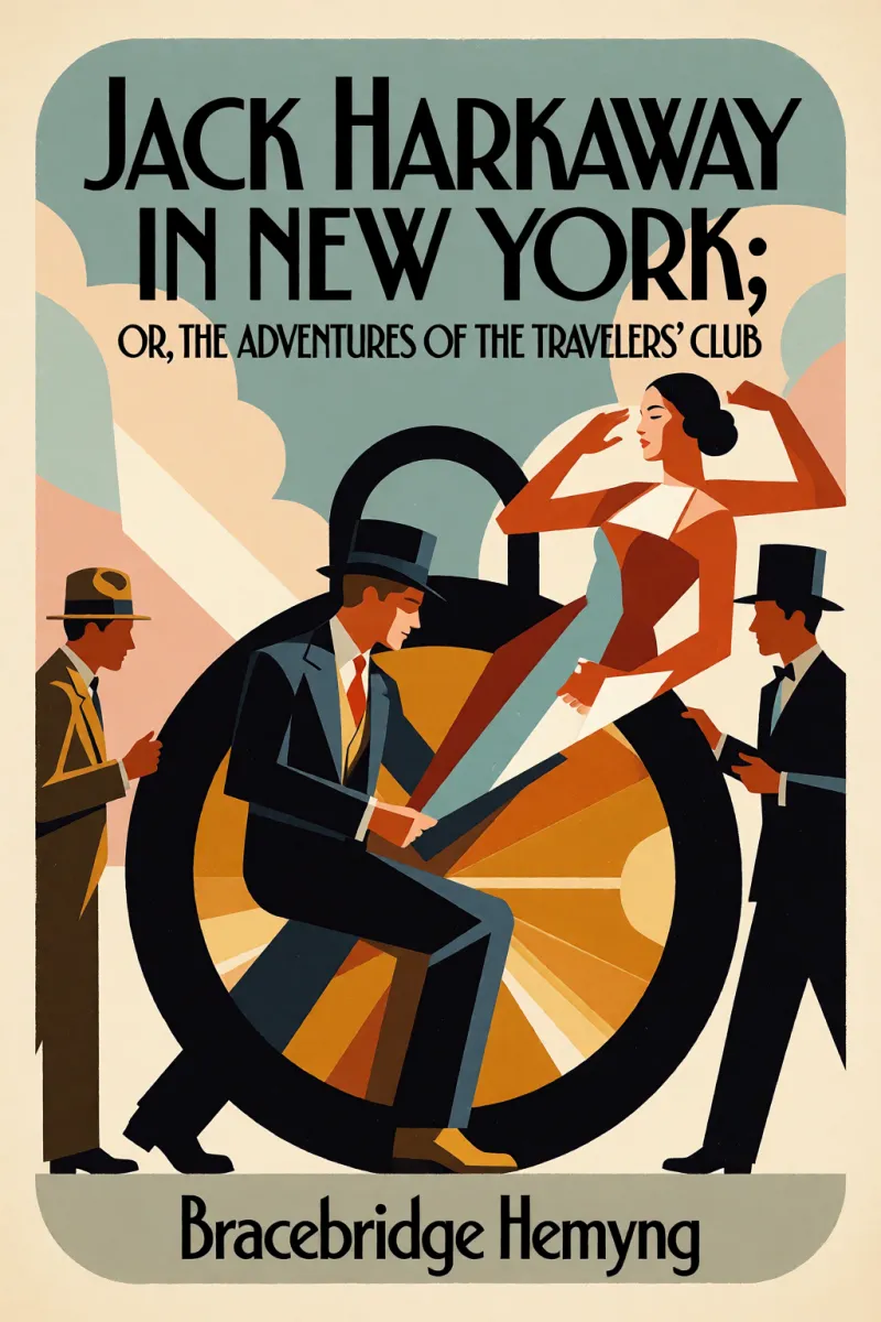 Cover of Jack Harkaway in New York; or, The Adventures of the Travelers' Club by Bracebridge Hemyng