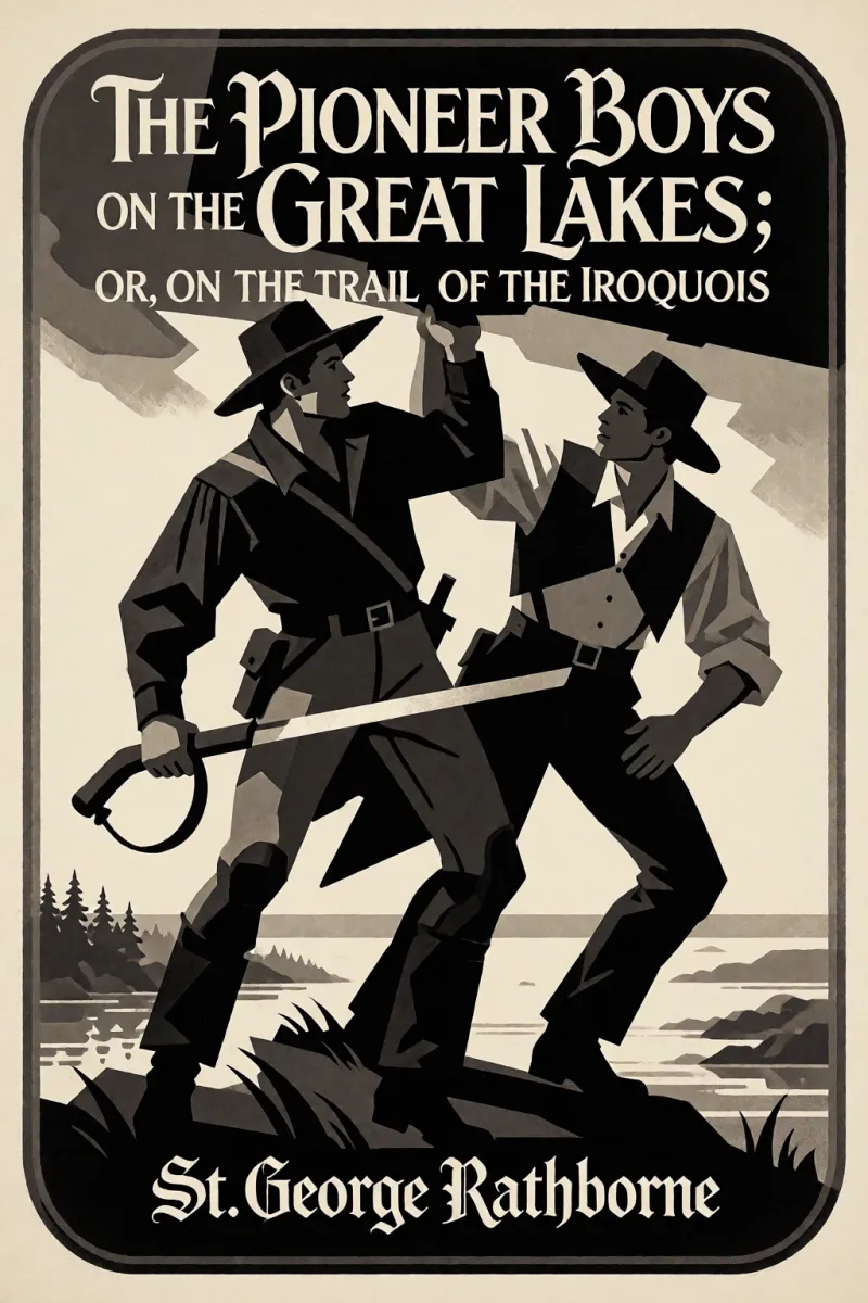 Cover of The Pioneer Boys on the Great Lakes; or, On the Trail of the Iroquois by St. George Rathborne