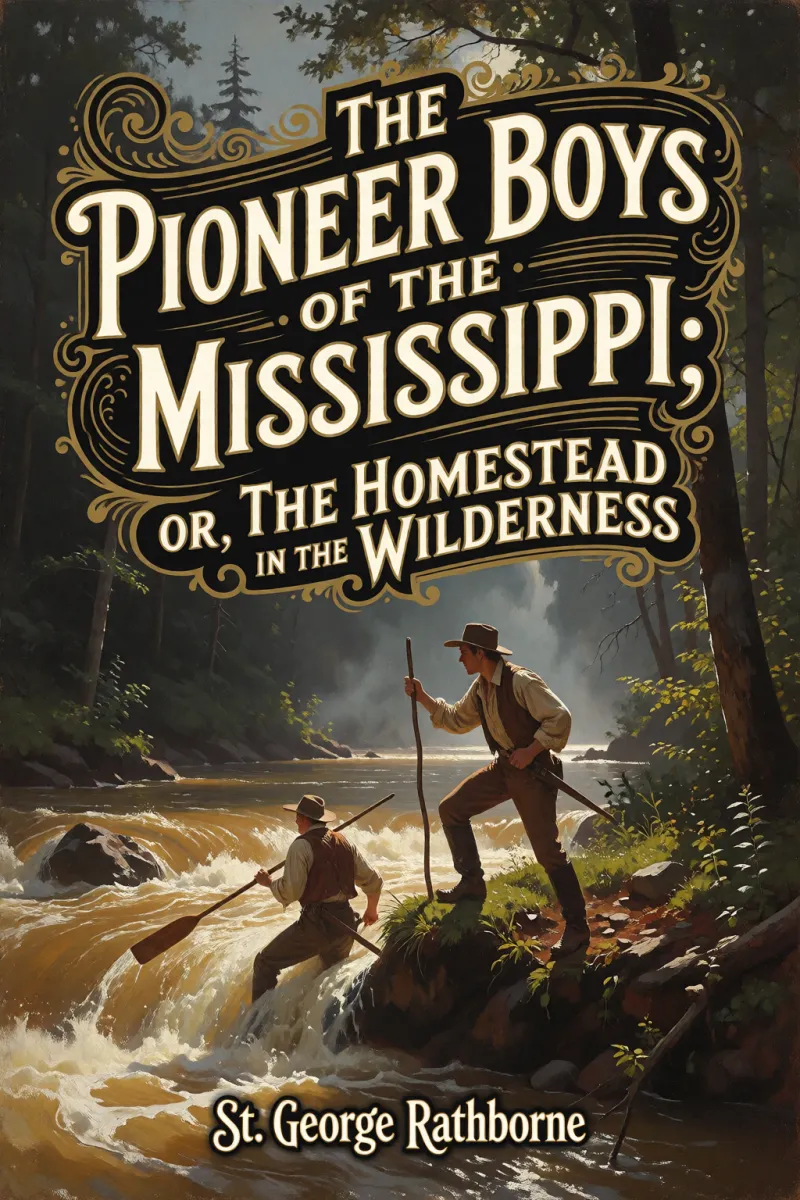 Cover of The Pioneer Boys of the Mississippi; or, The Homestead in the Wilderness by St. George Rathborne