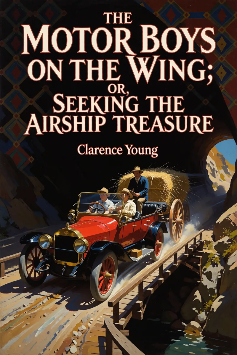 Cover of The Motor Boys on the Wing; Or, Seeking the Airship Treasure by Clarence Young