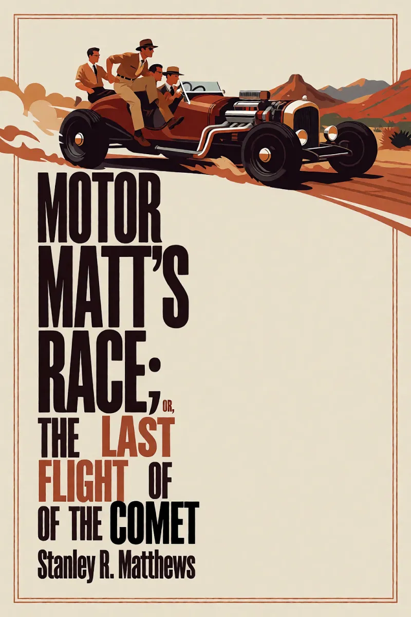 Cover of Motor Matt's Race; or, The Last Flight of the Comet by Stanley R. Matthews