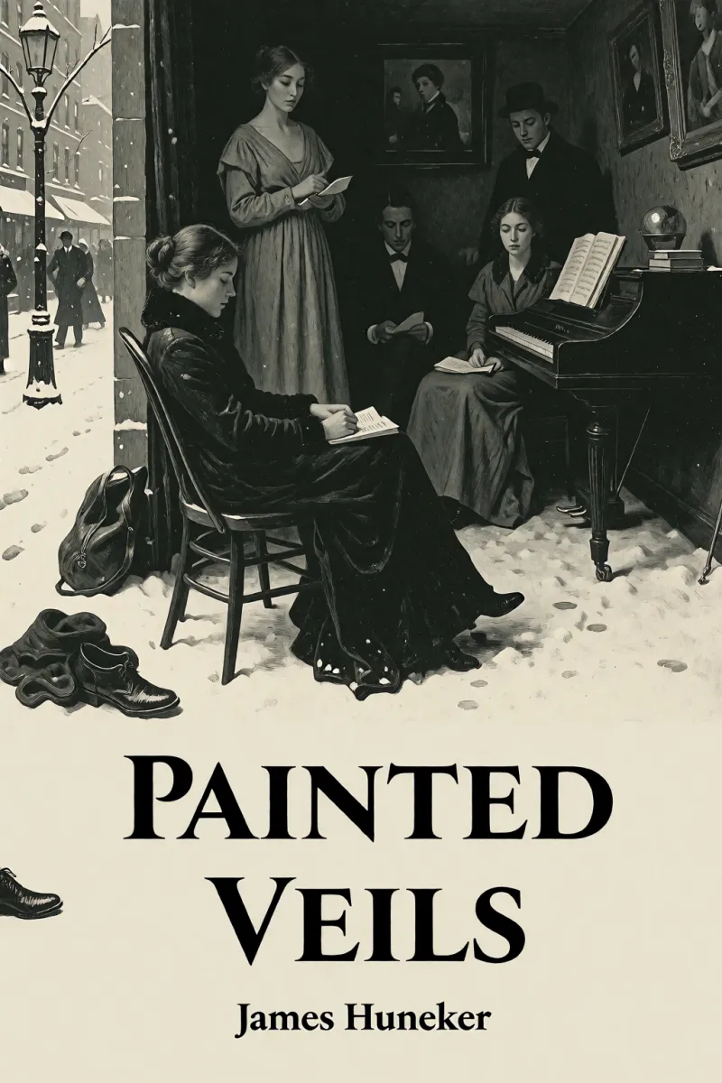 Cover of Painted Veils by James Huneker