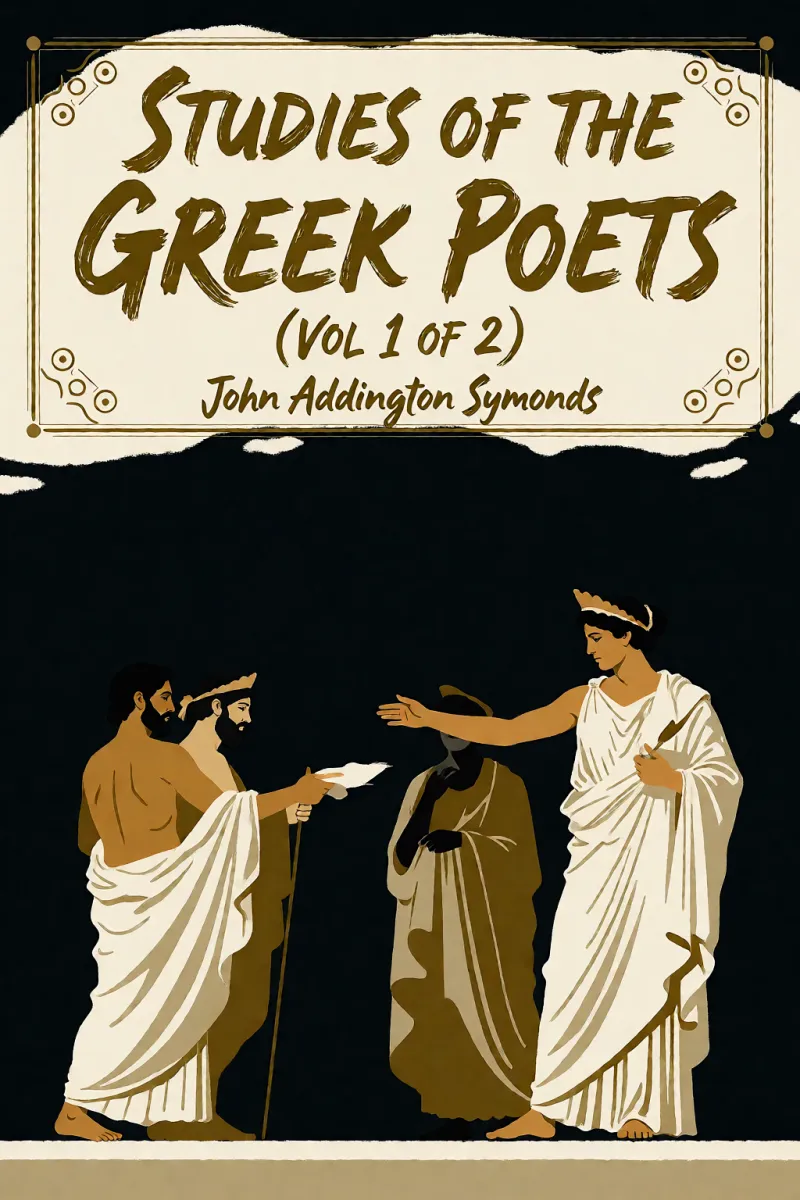 Cover of Studies of the Greek Poets (Vol 1 of 2) by John Addington Symonds
