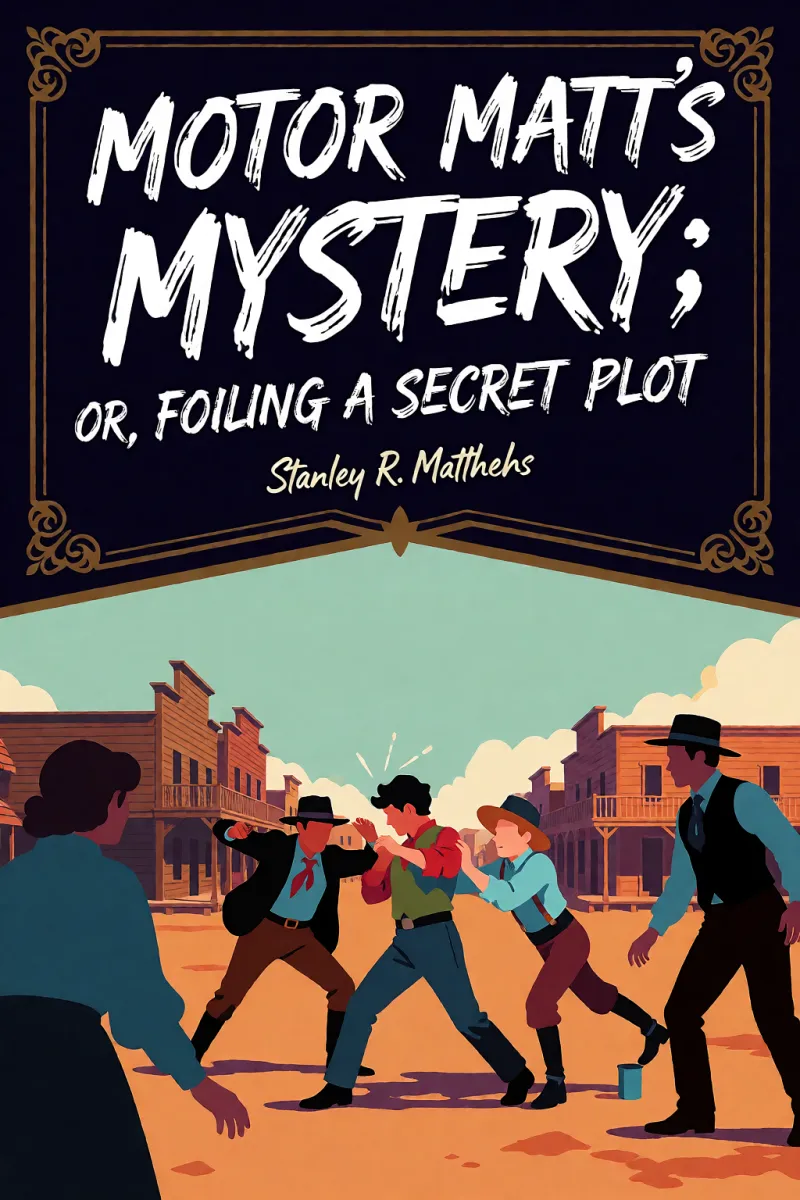 Cover of Motor Matt's Mystery; or, Foiling a Secret Plot by Stanley R. Matthews