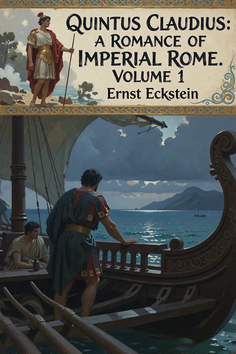 Cover of Quintus Claudius: A Romance of Imperial Rome. Volume 1 by Ernst Eckstein