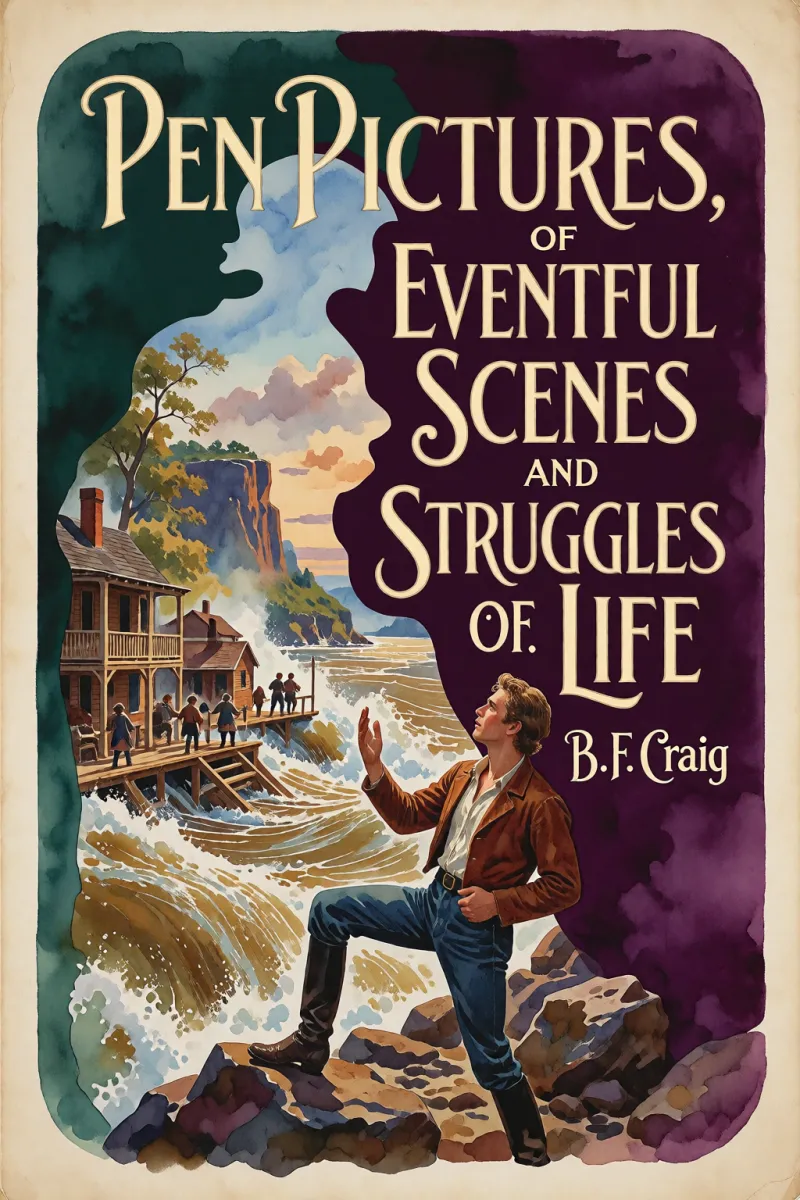 Cover of Pen Pictures, of Eventful Scenes and Struggles of Life by B. F. Craig