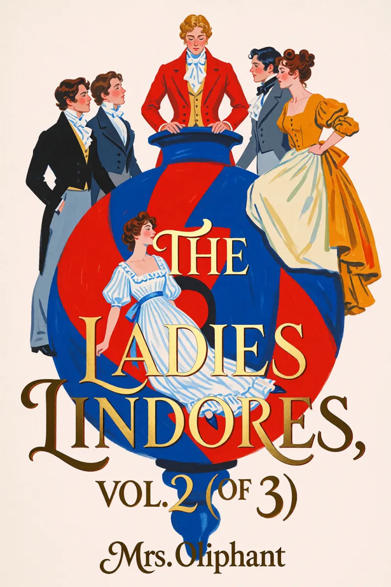 Cover of The Ladies Lindores, Vol. 2 (of 3) by Mrs. Oliphant