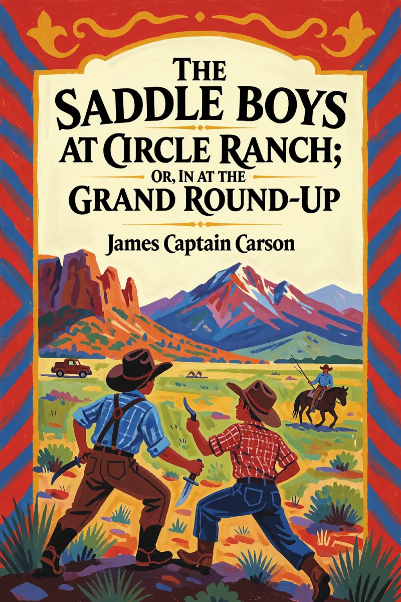 Cover of The Saddle Boys at Circle Ranch; Or, In at the Grand Round-Up by James Captain Carson