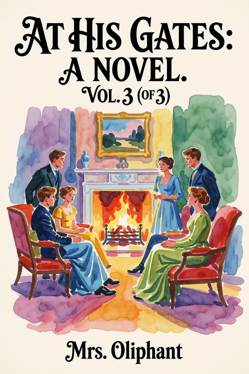Cover of At His Gates: A Novel. Vol. 3 (of 3) by Mrs. Oliphant